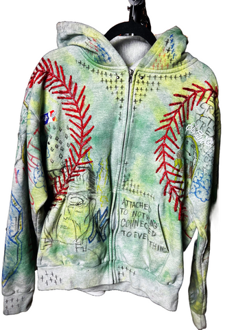 "MLV" Signature Hoodie Forest Green